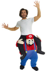 Red Plumber Piggyback Costume